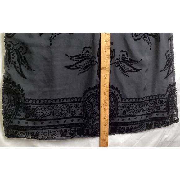 Daniel Rainn  by Anthropologie Shell Black Velvet Burnout Sleeveless  women’s M - Picture 6 of 6